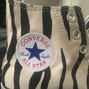 Zebra Converse Chuck Taylor All Stars